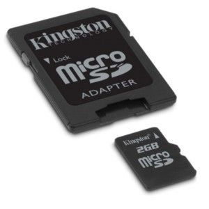 CARTAO DE MEMORIA 2GB SD MICRO KINGSTON C/ ADAPT