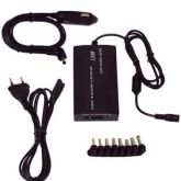 FONTE P/ NOTEBOOK UNIVERSAL 100W C/ VISOR DIGITAL E ADAP. P/