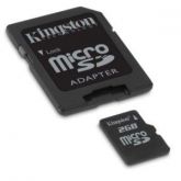 CARTAO DE MEMORIA 2GB SD MICRO KINGSTON C/ ADAPT